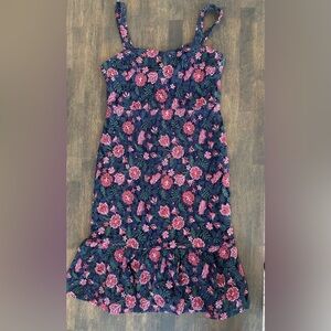 Vici Floral Mini Dress - Pink and Blue